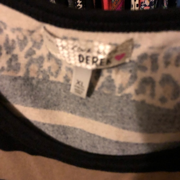 Leopard 🐆 and Stripe Dress XL Bodycon - Picture 2 of 4